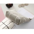 thumbnail image 3 of Coin Purse Cotton Linen Checked Coin Pouch Change Purse Mini Storage Pouch, 3 of 6