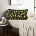 thumbnail image 7 of Binfone Honey Bees With Flowers Standard Size Pillowcase, Long Staple Pure Cotton Envelope Closure Pillow Cover (Pillow core not included),20"x30", 7 of 7