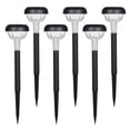 thumbnail image 3 of Tomshine 6PCS LEDs Solar Powered Lamp Lawn Light Sensitive Light Control/ Built-in 600mAh Rechargeable Cell/ IP65 Water Resistance Landscape for Patio Yard Driveway Garden, 3 of 7