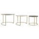 thumbnail image 2 of Mesa de Centro Kessa Muebles Franco Dorado, 2 of 9