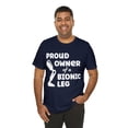 thumbnail image 6 of Amputee Humor TShirt “Proud owner of a bionic leg” crew neck shirt, 6 of 6