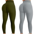 thumbnail image 1 of Pntutb 2Pc Mujeres Bubble Hip Lifting Ejercicio Fitness Correr Pantalones de yoga de cintura alta Pntutb Pntutb-4559, 1 of 7