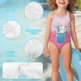 thumbnail image 6 of Yuyamidu Swimsuits for Girls 5-14 Cute Cat Hawaii Swimwear Crossback Quick Dry Summer Beachwear Sleeveless Crew Neck Bathing Suits One-Piece, 6 of 7