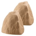 thumbnail image 2 of OSD RX805 8" 200W Outdoor Weather-Resistant High Performance Rock Speaker Pair, Brown, 2 of 9