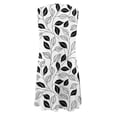 thumbnail image 4 of TJAZFJPA Robes d'Invitée de Mariage Femmes Femmes Élégante Col Rond Robe Débardeur Robe Décontractée à Imprimé Floral Petite Robe Noire Robes pour Femmes Hiver, 4 of 5