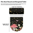 thumbnail image 6 of SEANATIVE Mushroom Toilet Lid Cover Daisy Toilet Lid Dust Pad Toilet Elastic Edges Tank Lid Pad Non Slip Toilet Mat Fit Most Round and Elongated Oval Aesthetic Toilet Protector Decor, 2pcs, 6 of 7