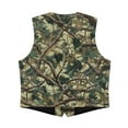 thumbnail image 5 of Garronmavis Cute Green Camo Boys Vest Size 11-12 Versatile Sleevless Fall Winter Warm Outerwear with Pockets Stylish 3-button Single Breasted Closure & 2 Slit Pockets for Daily Life, 5 of 7