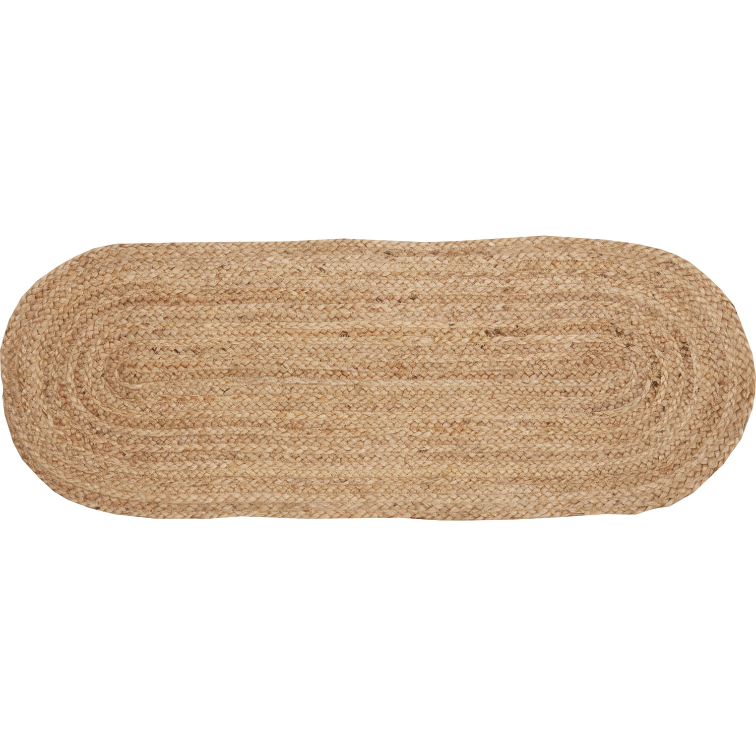 VHC Brands Coastal Farmhouse Jute Table Runner, Natural, 13x36