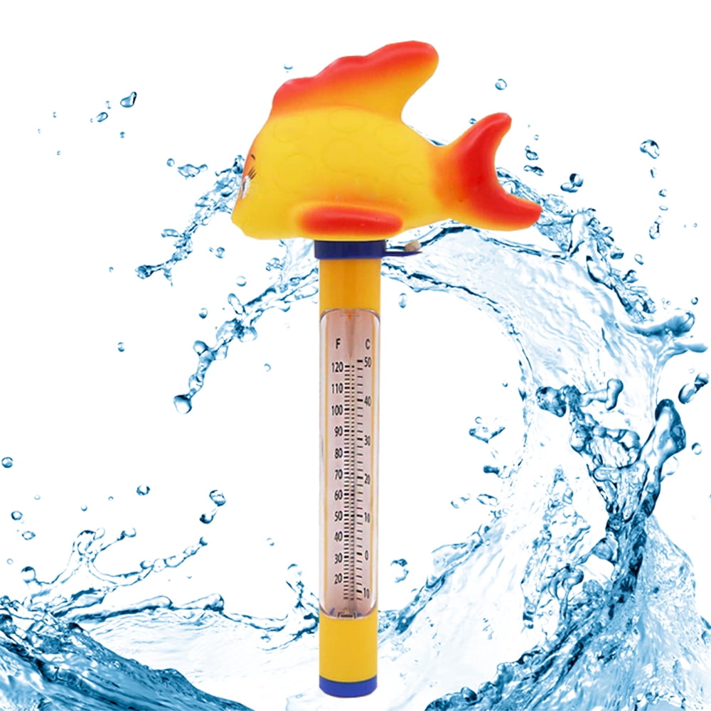 WREA Pool Thermometer Floating Water Temperature Thermometers with String, Water Thermometer