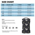 thumbnail image 6 of Balery Cartoon Rooster Men's Sleeveless Muscle Shirts Workout Tank Top, Moisture Wicking, Odor Protection-, 6 of 8