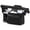 Black, variant on 2-in-1 Stroller Caddy & Shoulder Bag with 2 Insulated Cup Holders, Detachable Zippered Pocket & Adjustable Strap, Large Capacity Organizer for Diapers, Bottles, Toys, Fits Most Strollers