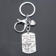 thumbnail image 3 of HAHDAXIA Never Drive Faster Than Your Guardian Angel Can Fly Keychain Bracelet New Driver Gift Sweet 16 Gift, 3 of 6