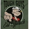 thumbnail image 2 of Popeye Tough Guys Eat Spinach Funny Men's Crewneck Sweatshirt Brisco Brands S, 2 of 6