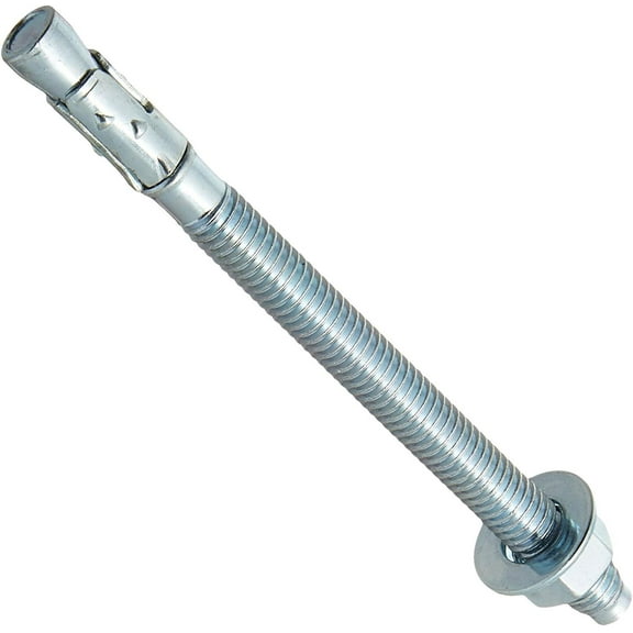 ITW Brands Red Head Wedge Anchor - Concrete, Iron, Nut and Washer - 1 Pack, 3/8 in x 5 in