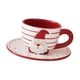 thumbnail image 5 of Tazas de té y platillo navideños, taza de café de creativa multifuncional de Papá Noel para regalo de cumpleaños, decoración navideña, 5 of 8