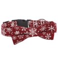 thumbnail image 1 of Collar con lazo para perro AIXING, con diseño de copo de nieve, para cachorro, macho o hembra, ajustable, suave y con lazo, para perros medianos y económicos., 1 of 2