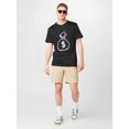 thumbnail image 1 of Men's Casual Geometric Print T-Shirt - Stretchy, Breathable Fabric, Round Neck, Short Sleeve - Perfect for Summer Outings Tee For Adult, Men, Women, Teen, Teenager, Adolescent, Youth, 1 of 7