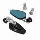 thumbnail image 2 of Universal Motorcycle Rear View Mirrors for Handlebar End - Side Mirrors Compatible with Multiple Models, 2 of 5