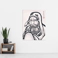 thumbnail image 2 of Kyosai Daruma Buddhist Monk Portrait Painting Extra Large XL Wall Art Poster Print, 2 of 3