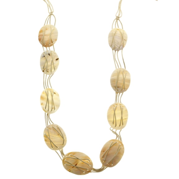 Mi Amore String-Belt Tan/White