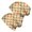 Thanksgiving Multicolor Diagonal Plaid Pattern, variant on Thanksgiving Bright Orange Plaid Pattern 2 Pack Slouchy Beanie Hat, Warm Winter Skull Cap with Stretchy Fabric & Soft Texture, Lightweight Flexible Gifts for Birthday Christmas Thanksgiving