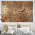thumbnail image 2 of Wood Crack Art Canvas, Trendy Canvas Art, Contemporary Wall Decor, Tree Ring Printed Canvas, Brown Canvas Art, Abstract Art, Nature Printed, Canvas Wall Decor - Natural Framed, 2 of 9