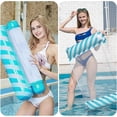 thumbnail image 6 of Water Hammock Inflatable Floating Hammock, Aqua Lounger, Floating Leisure Hammock Chair for Swimming Pool Or Beach, 6 of 7