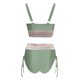 thumbnail image 4 of WILLBEST conjunto de Bikini de Cintura Alta para Mujer, Traje de Baño de Dos Piezas con Cordón y Bloques de Color, 4 of 4