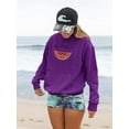 thumbnail image 2 of Buon Ferragosto Cool Watermelon Hoodie Women -Image by Shutterstock, Female Medium, 2 of 4