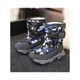 thumbnail image 4 of Woobling Boys Non-Slip Mid Calf Boots Outdoor Platform Snow Boot Breathable Gray 11c, 4 of 9
