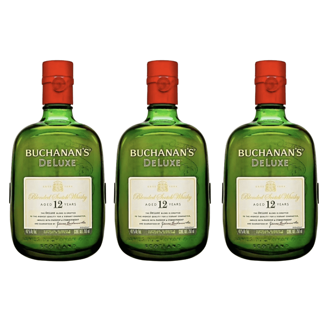 Pack de 3 Buchanan's 12 años 750 ml