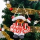 thumbnail image 1 of pstuiky Adorno navideño: Papá Noel, muñeco de nieve y ciervo. Colgante pequeño para centro comercial, hotel o árbol de Navidad., 1 of 6
