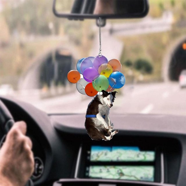 Paquete de 2 o 3 colgantes de adorno para coche con globos de colores para perro 2 piezas SM SunniMix Colgante colgante de coche