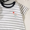 thumbnail image 6 of CAICJ98 Baby Boy Cotton Short Sleeve Rompers-Breathable One-Piece Jumpsuits with Animal Themes for Spring/Summer Baby Boy Short Sleeve Romper (Black,9-12 Months), 6 of 7