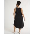 thumbnail image 2 of Terra and Sky Women's Plus Size Cotton Knit Tank Dress, 2 of 4