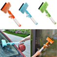 thumbnail image 2 of POINTERTECK Double-Sided Window Glass Cleaner Cleaning Brush Portable Scraper Scrubber with Non-Slip Handle New, 2 of 9