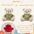 thumbnail image 2 of Personalized Teddy Bear as Customized Gifts for Women Men with Text as Gifts for Valentines Day Christmas (10 IN--Text), 2 of 6