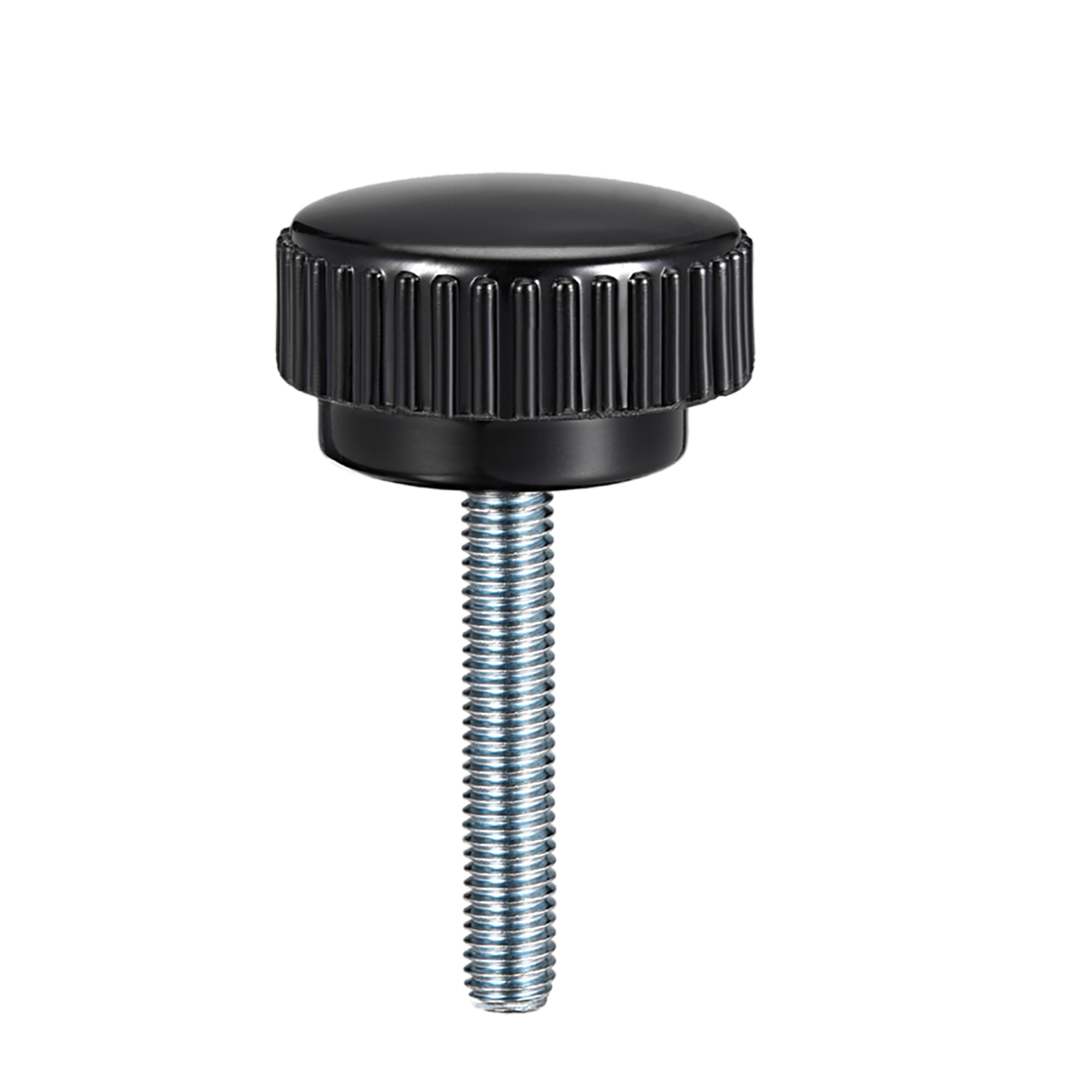 M8 x 40mm Male Thread Knurled Clamping Knob Grip Thumb Screw on Type