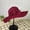 Red, variant on fishing hats Women's Wide Brimmed Sun Hat Korean Minimalist Style Bowknot Sunhat Casual Beach Cap Hiking Hat Floppy Visor Boring Hat Wide Rim Hats Men Women's Hats & Caps Ponytail Hats Women P