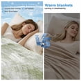 thumbnail image 2 of Sage Green Ombre Cooling Blanket, Lightweight Breathable Summer Throw Blanket with Double Sided Cold Effect,Vintage Shabby Abstract Plaid Art Picnic Beach Blankets Bed Sheet for Hot Sleepers 60"x80", 2 of 8