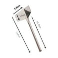 thumbnail image 1 of 1 Pce Raclette d'Angle Interne Externe Poignée en Métal Remplissage de Plâtre Raclette d'Angle pour Murs Secs Pelle Anti-Poussière Grand Coin Interne, 1 of 9