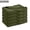 Olive Green, variant on IR Imperial Rooms Pack of 5 Embossed Bedspread Set, Microfiber Leaf Pattran Lightweight Quilt Coverlet, Charcoal Twin