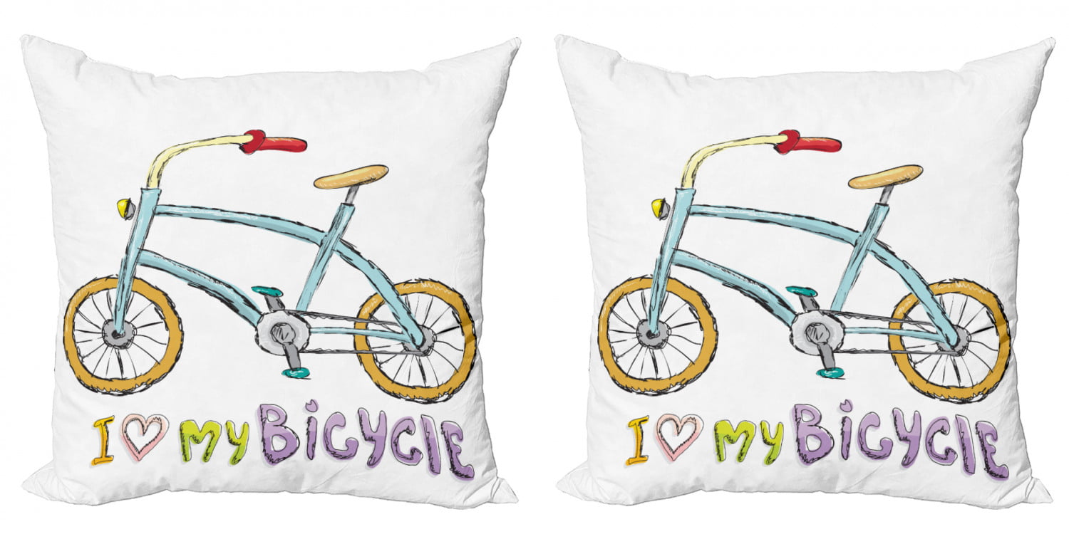 Awesome Bicycles Quotes Road Cycling Throw Pillow Multicolor 16x16