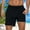 Black, variant on Oplxuo Mens Swim Trunks with Compression Liner Stretch Quick Dry Swim Shorts with Zipper Pockets Swimwear