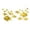 Gold, variant on Acrylic Sea Animals Fish Mirror Wall Decal Stickers, 3D Self-Adhesive, Removable Waterproof, for Living Room Kid Bedroom Bathroom Home Decor