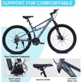 thumbnail image 4 of Ambifirner Mountain Bike for Adults, 24/26/27 Inch Adult Bike, Full Suspension Mountain Bike for Men Women, 21 Speed High-Carbon Steel Frame, Dual Disc Brakes, Adjustable Ergonomic Seat, 4 of 9
