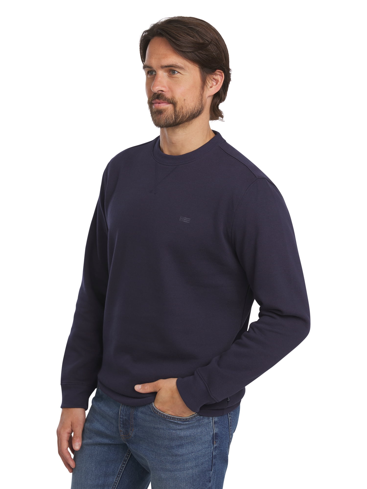 Chaps Men's & Big Men's Everyday Fleece Crewneck Sweatshirt, Sizes S-2XL