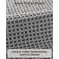 thumbnail image 5 of Bailu Waffle Bath Mat Rug, Super Absorbent Non-Slip Bath Mat, Bathroom Rug for Bathroom Floor Next to Tub, 17" x 24", Moon Gray, 5 of 6