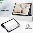 thumbnail image 5 of elitegadget Case for iPad Air 11-inch M2 (2024) / iPad Air 5th 10.9 Inch Tablet - Slim Lightweight Trifold Shell Stand Cover Case (Navy Blue), 5 of 5