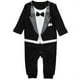 thumbnail image 1 of Bebé Bebé Niño Traje Formal Esmoquin Mameluco Boda Fiesta Mono Ropa 18-24 Meses, 1 of 5